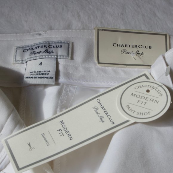 Charter Club White Shorts - Picture 2 of 2